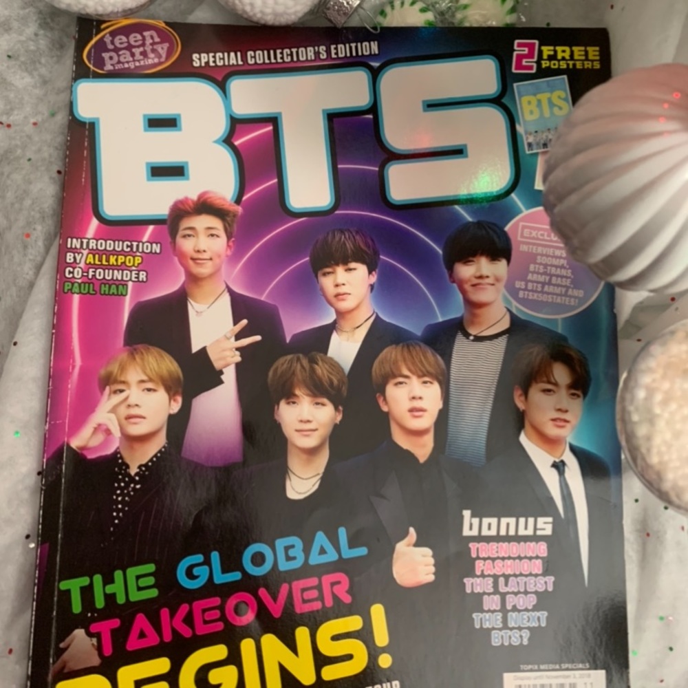 Limited Edition BTS magazine + 2 free posters